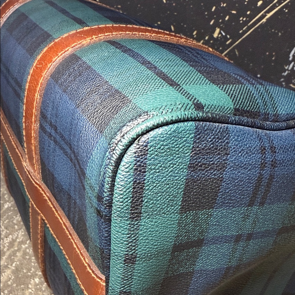 Polo by Ralph Lauren Tartan Blackwatch Boston with Leather Trim - Picture 10 of 13